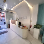 Recepción de Clínica Dental Diego Cobos